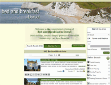 Tablet Screenshot of bedandbreakfastindorset.info